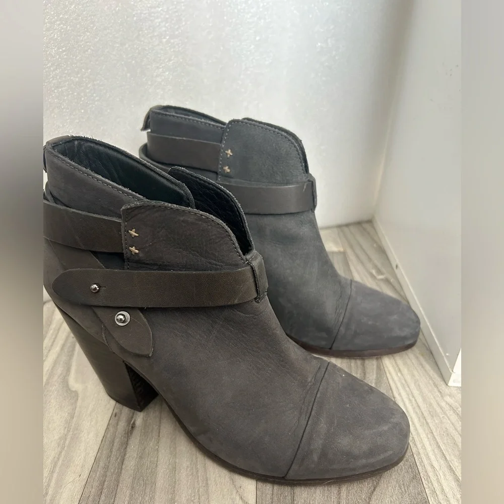 Rag and Bone Harrow suede ankle boots size 39 Dark Gray - Picture 5 of 11